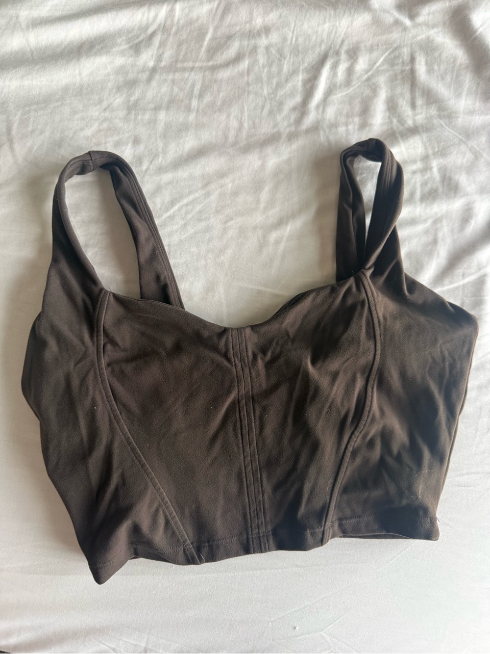 Buffbunny Covet Crop in Espresso